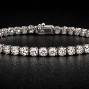 Diamond Tennis Bracelet – Vintage Style Round Diamond Bracelet
